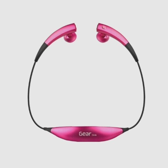 Samsung Gear Circle Wireless Headphones, Around the Neck Design, Red - Picture 16 of 16